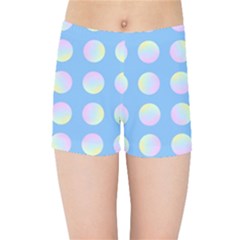 Abstract Stylish Design Pattern Blue Kids  Sports Shorts by brightlightarts