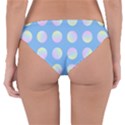 Abstract Stylish Design Pattern Blue Reversible Hipster Bikini Bottoms View2