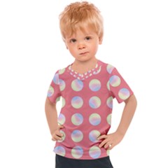 Abstract Stylish Design Pattern Red Kids  Sports Tee