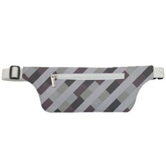 Pale Multicolored Stripes Pattern Active Waist Bag by dflcprintsclothing