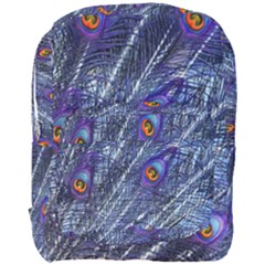Peacock-feathers-color-plumage Blue Full Print Backpack by danenraven