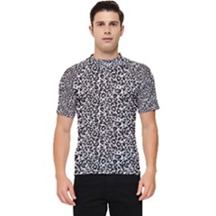 Black Cheetah Skin Men s Short Sleeve Rash Guard