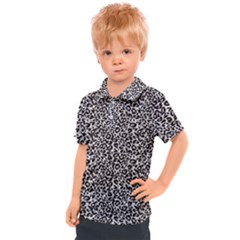 Black Cheetah Skin Kids  Polo Tee