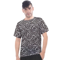 Black Cheetah Skin Men s Sport Top by Sparkle