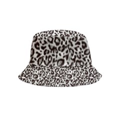Black Cheetah Skin Inside Out Bucket Hat (kids) by Sparkle
