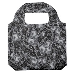 Creepy Head Mask Motif Random Pattern Premium Foldable Grocery Recycle Bag