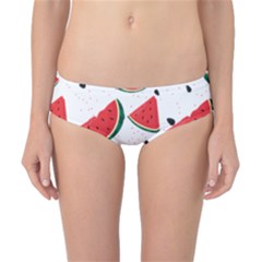 Watermelon Seamless Pattern Classic Bikini Bottoms by Jancukart