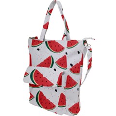 Watermelon Seamless Pattern Shoulder Tote Bag