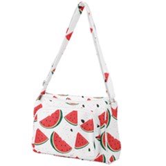 Watermelon Seamless Pattern Front Pocket Crossbody Bag by Jancukart