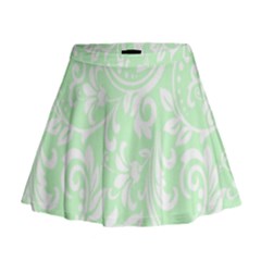 Clean Ornament Tribal Flowers  Mini Flare Skirt by ConteMonfrey