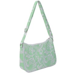 Clean Ornament Tribal Flowers  Zip Up Shoulder Bag