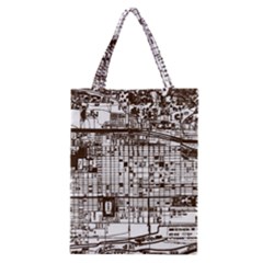 Antique Oriental Town Map  Classic Tote Bag by ConteMonfrey