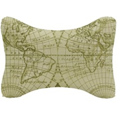 Vintage Mapa Mundi  Seat Head Rest Cushion by ConteMonfrey