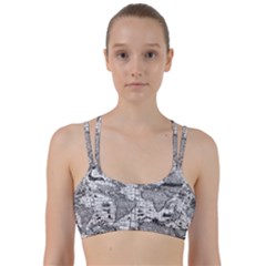 Antique Mapa Mundi Revisited Line Them Up Sports Bra by ConteMonfrey