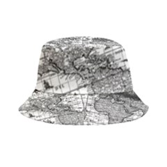 Antique Mapa Mundi Revisited Inside Out Bucket Hat by ConteMonfrey