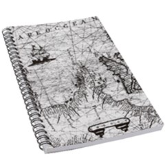 Antique Mercant Map  5 5  X 8 5  Notebook by ConteMonfrey