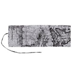 Antique Mercant Map  Roll Up Canvas Pencil Holder (m) by ConteMonfrey