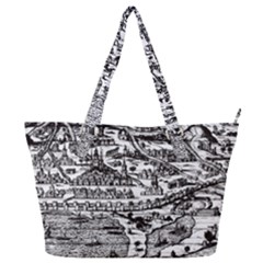 Old Civilization Full Print Shoulder Bag by ConteMonfrey