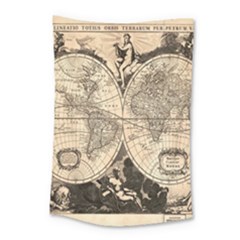 World Map - Nova Delineatio Totius Orbis Terrarum -  1659-1733 Small Tapestry