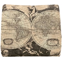 World Map - Nova Delineatio Totius Orbis Terrarum -  1659-1733 Seat Cushion by ConteMonfrey