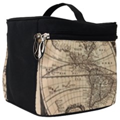 World Map - Nova delineatio totius orbis terrarum -  1659-1733 Make Up Travel Bag (Big)