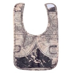 World Map - Nova Delineatio Totius Orbis Terrarum -  1659-1733 Baby Bib by ConteMonfrey