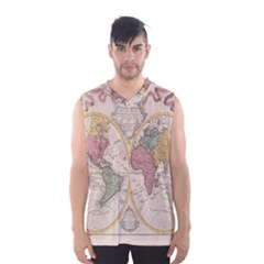 Mapa Mundi 1775 Men s Basketball Tank Top