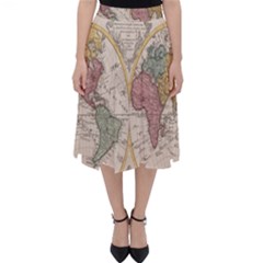 Mapa Mundi 1775 Classic Midi Skirt