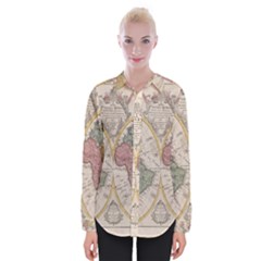 Mapa Mundi 1775 Womens Long Sleeve Shirt