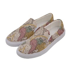 Mapa Mundi 1775 Women s Canvas Slip Ons