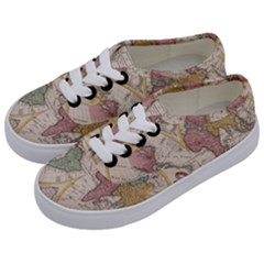 Mapa Mundi 1775 Kids  Classic Low Top Sneakers by ConteMonfrey