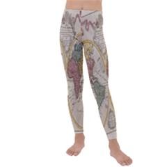 Mapa Mundi 1775 Kids  Lightweight Velour Leggings