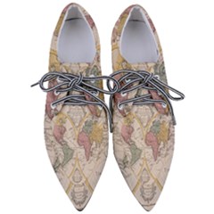 Mapa Mundi 1775 Pointed Oxford Shoes