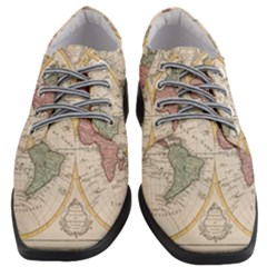 Mapa Mundi 1775 Women Heeled Oxford Shoes