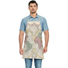 Mapa Mundi 1775 Kitchen Apron