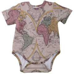 Mapa Mundi 1775 Baby Short Sleeve Bodysuit