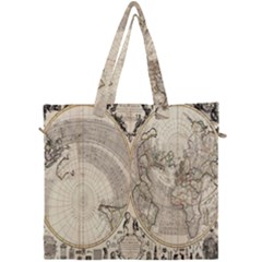 Mapa Mundi - 1774 Canvas Travel Bag by ConteMonfrey