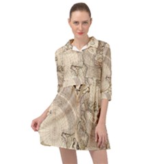 Mapa Mundi - 1774 Mini Skater Shirt Dress by ConteMonfrey