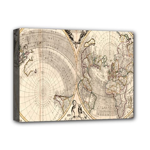 Mapa Mundi - 1774 Deluxe Canvas 16  X 12  (stretched)  by ConteMonfrey