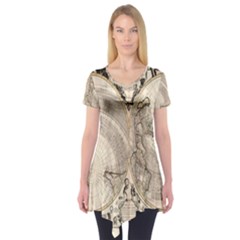 Mapa Mundi - 1774 Short Sleeve Tunic 