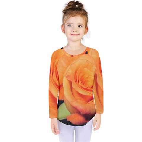 Color Of Desire Kids  Long Sleeve Tee by tomikokhphotography