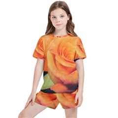 Color of Desire Kids  Tee And Sports Shorts Set