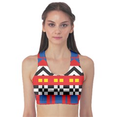 Shapes Rows Sports Bra