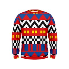 Shapes Rows Kids  Sweatshirt