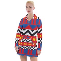 Shapes Rows Women s Long Sleeve Casual Dress