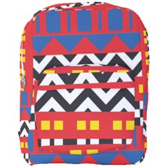 Shapes Rows Full Print Backpack