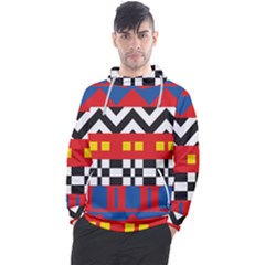 Shapes Rows Men s Pullover Hoodie