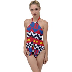 Shapes Rows Go with the Flow One Piece Swimsuit