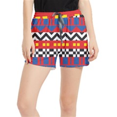 Shapes Rows Women s Runner Shorts