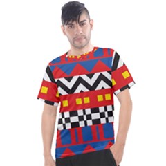 Shapes Rows Men s Sport Top by LalyLauraFLM